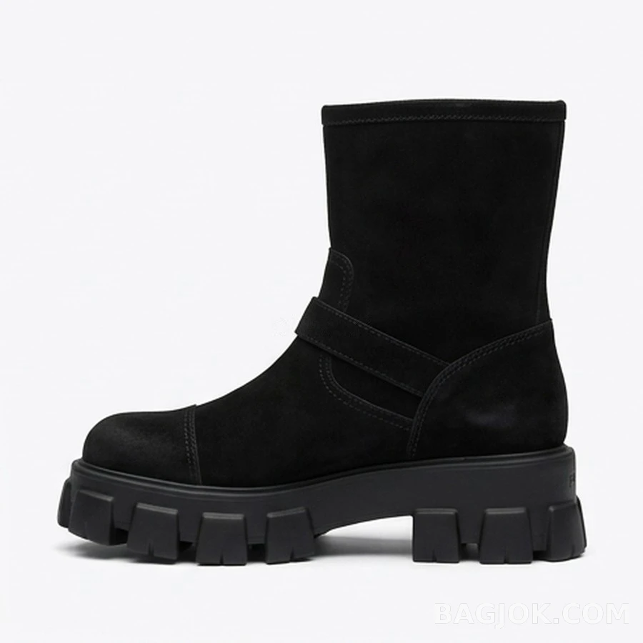 프라다 프라다 플랫폼 미드 부츠 상세 이미지