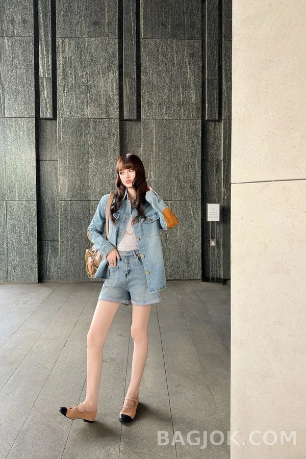 샤넬 샤넬 로고 데님 셔츠 상세 이미지