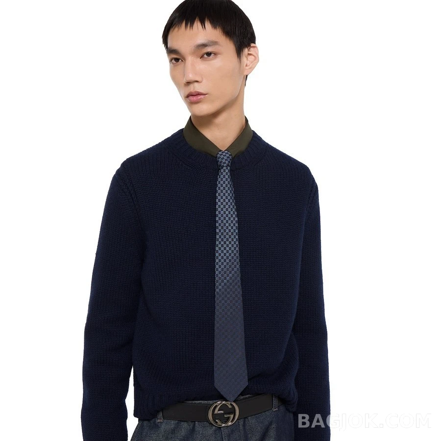 구찌 구찌 실크 자카드 넥타이 상세 이미지