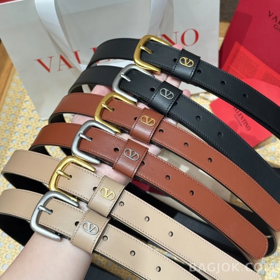 발렌티노 발렌티노 VLOGO 시그니처 가죽 벨트 상세 이미지