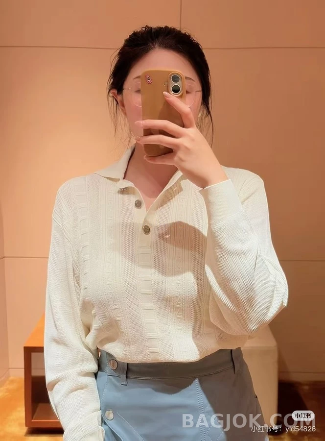 폴로 랄프 로렌 폴로 랄프 로렌 오픈워크 자카드 폴로 니트 상세 이미지