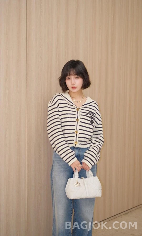 디올 디올 마더오브펄 멀티참 목걸이 상세 이미지