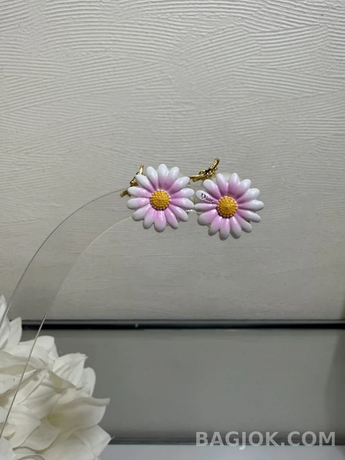 디올 디올 데이지 꿀벌 진주 귀걸이 상세 이미지