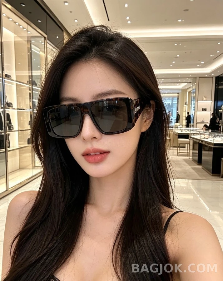 생로랑 세인트로랑 토터스쉘 스퀘어 선글라스 상세 이미지