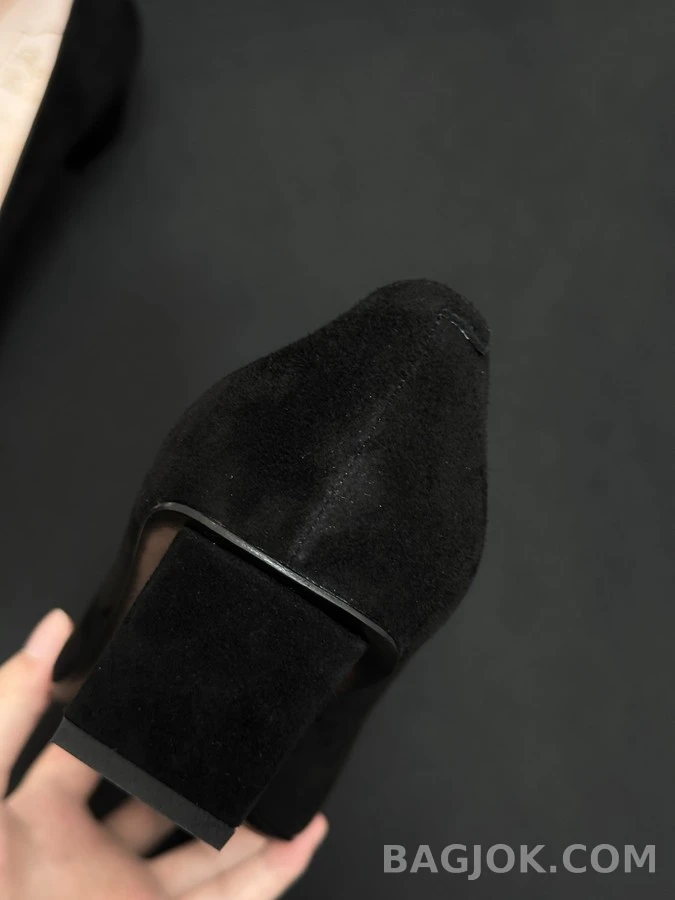 로저 비비에 로저비비에 스웨이드 호박색 스퀘어 버클 펌프스 상세 이미지