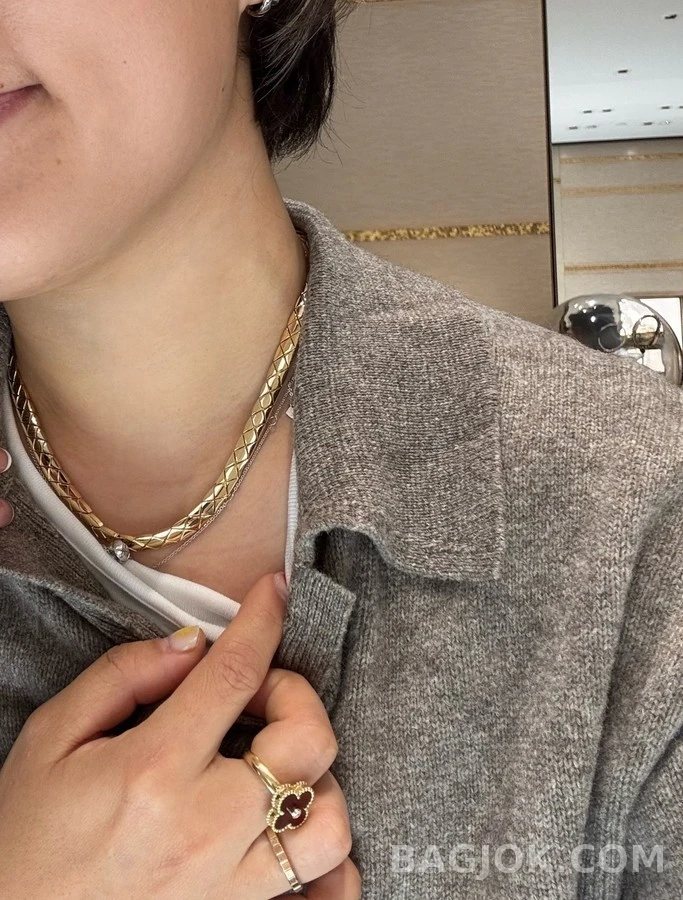 샤넬 샤넬 코코 크러쉬 다이아몬드 퀼팅 목걸이 상세 이미지