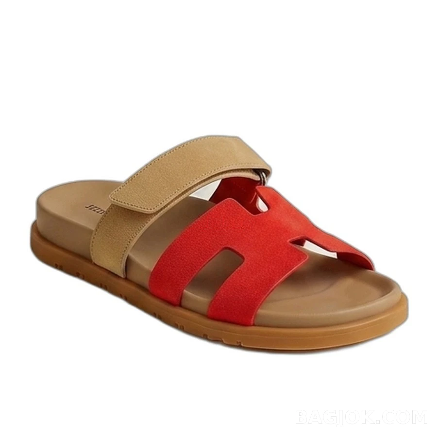 에르메스 에르메스 H 로고 컬러블록 샌들 상세 이미지