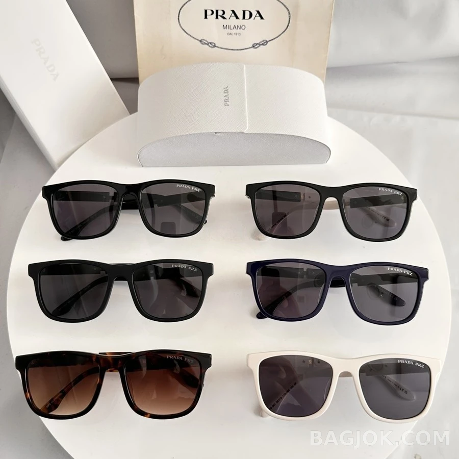 프라다 프라다 레터링 폴딩 선글라스 상세 이미지