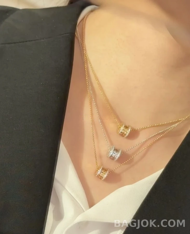 불가리 불가리 미니 B.zero1 다이아몬드 목걸이 상세 이미지