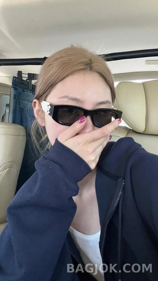 샤넬 샤넬 수제 컬러블록 선글라스 상세 이미지