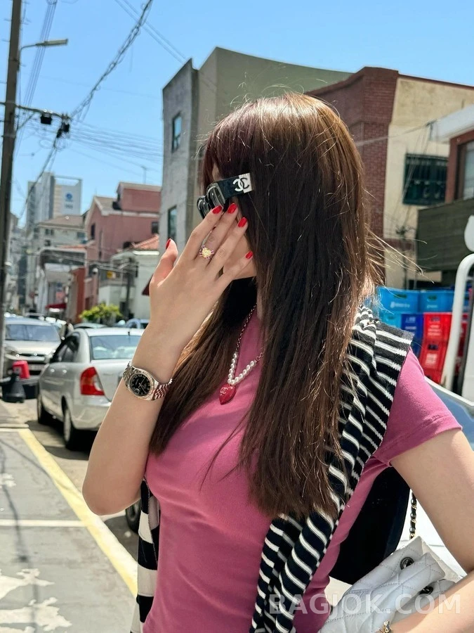 샤넬 샤넬 수제 컬러블록 선글라스 상세 이미지