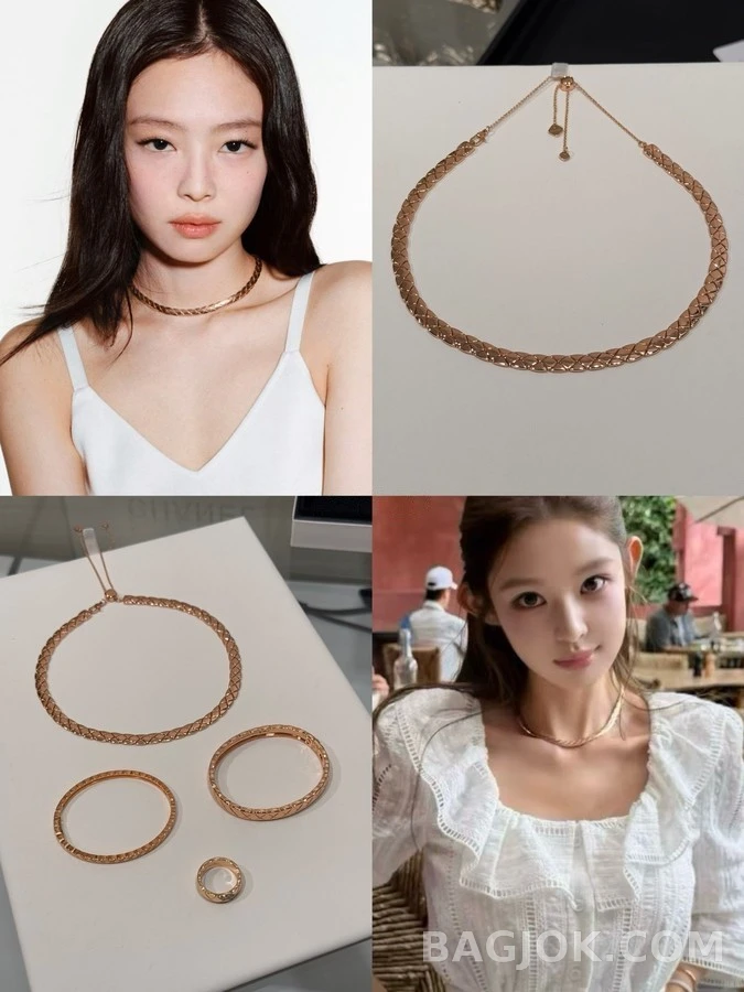 샤넬 샤넬 코코 크러쉬 내로우 다이아몬드 그리드 목걸이 상세 이미지