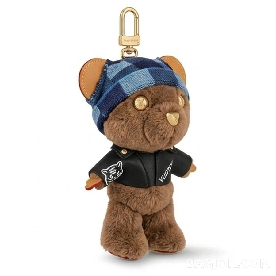 루이비통 루이비통 Louis Bear 체크 비니 라이더 키링 상세 이미지