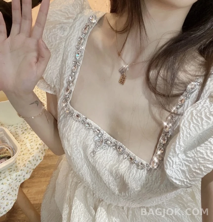 루이비통 루이비통 나노그램 모노그램 투톤 목걸이 상세 이미지