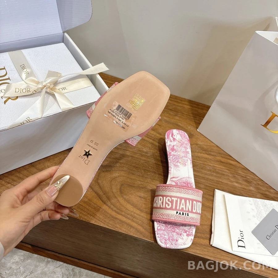 디올 디올 Dway 로고 뮬 상세 이미지