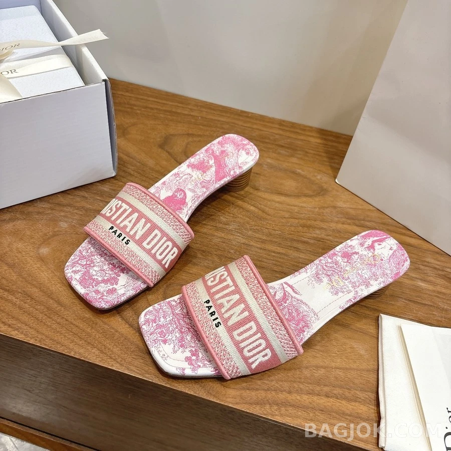 디올 디올 Dway 로고 뮬 상세 이미지