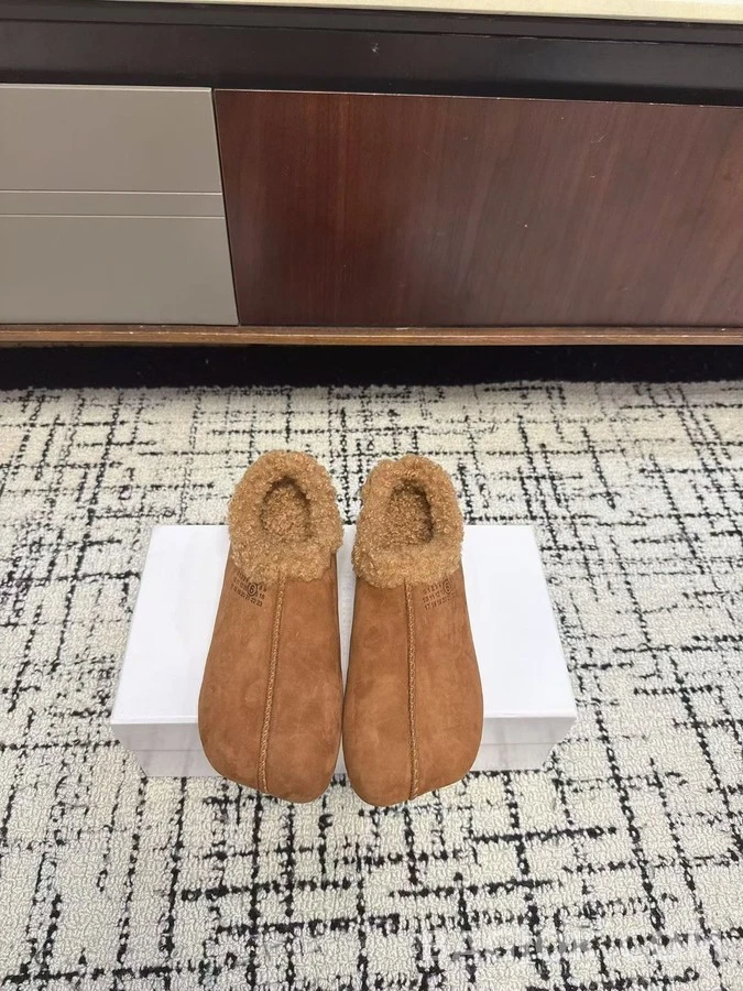 메종 마르지엘라 메종마르지엘라 울 안감 스웨이드 슬리퍼 상세 이미지