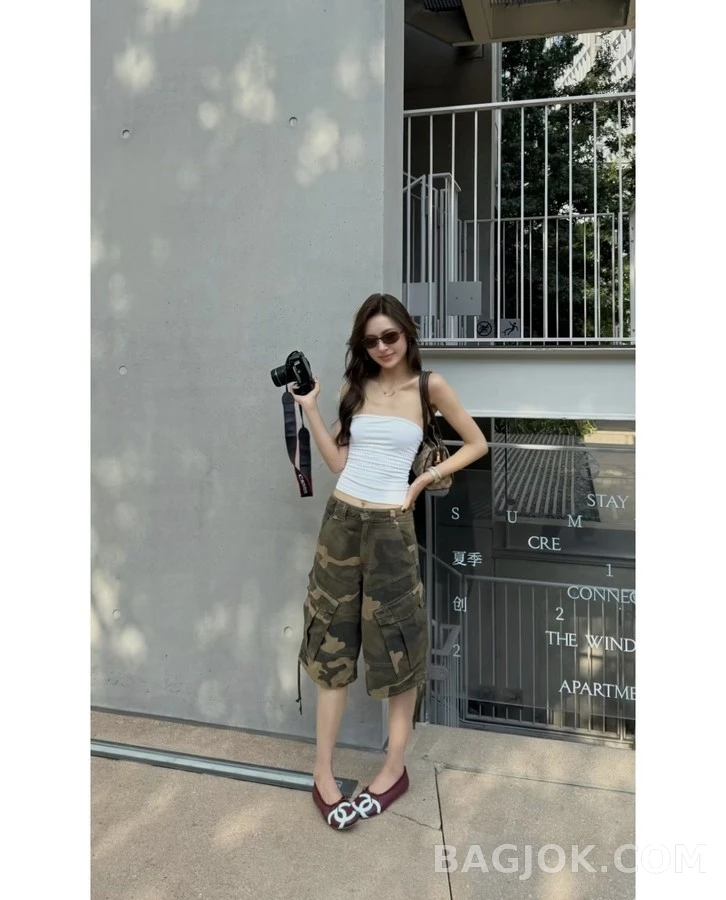 샤넬 샤넬 캉봉 로고 퀼팅 플랫 상세 이미지