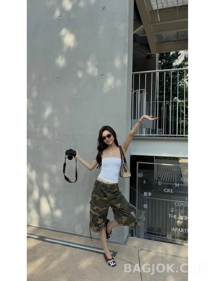 샤넬 샤넬 캉봉 로고 퀼팅 플랫 상세 이미지