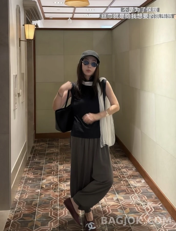 샤넬 샤넬 캉봉 로고 퀼팅 플랫 상세 이미지