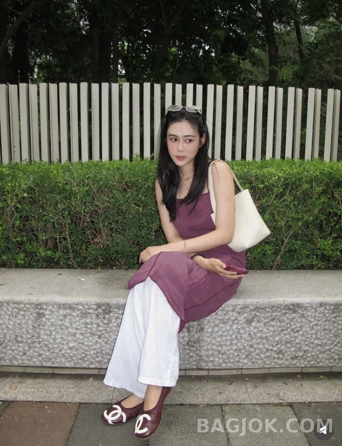 샤넬 샤넬 캉봉 로고 퀼팅 플랫 상세 이미지