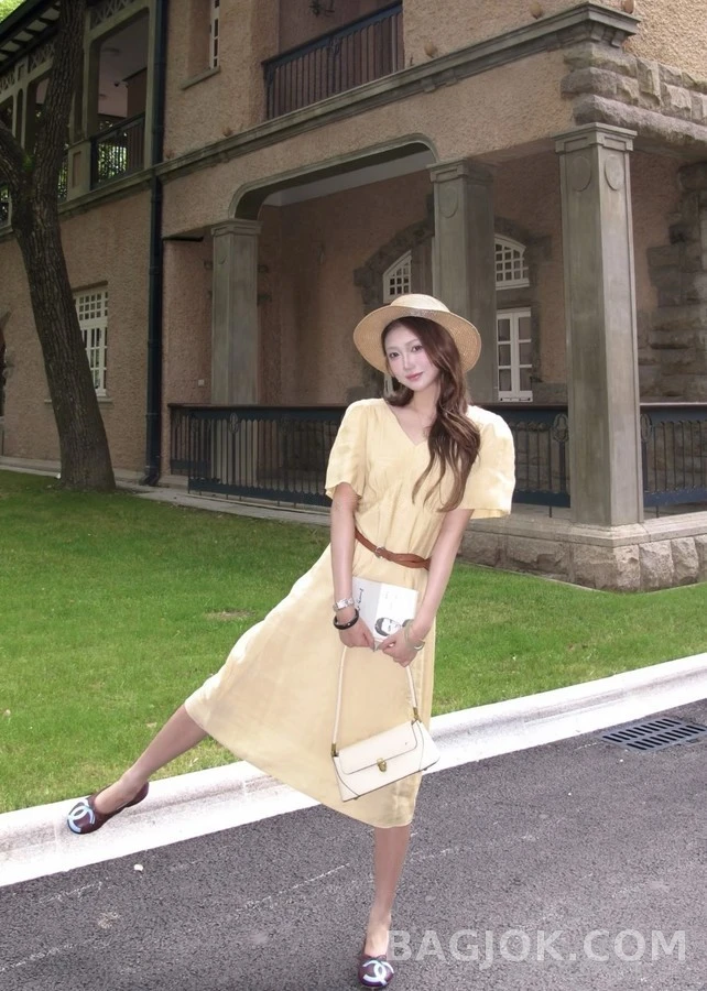 샤넬 샤넬 캉봉 로고 퀼팅 플랫 상세 이미지