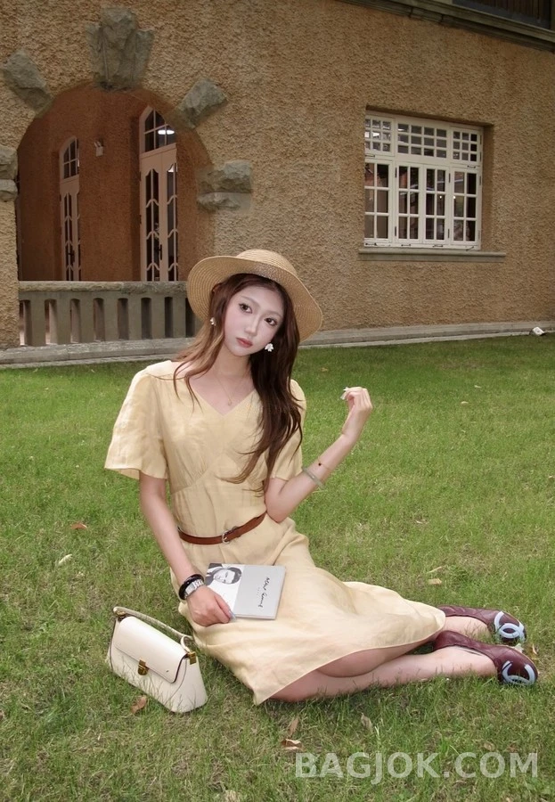 샤넬 샤넬 캉봉 로고 퀼팅 플랫 상세 이미지