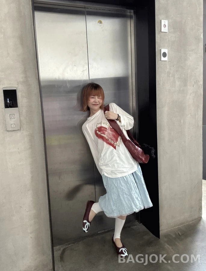 샤넬 샤넬 캉봉 로고 퀼팅 플랫 상세 이미지