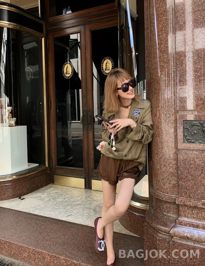 샤넬 샤넬 캉봉 로고 퀼팅 플랫 상세 이미지
