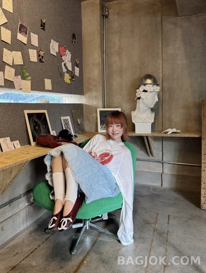 샤넬 샤넬 캉봉 로고 퀼팅 플랫 상세 이미지