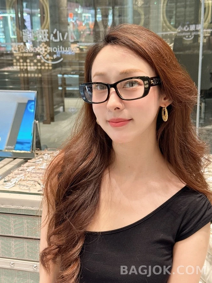 샤넬 샤넬 퀼팅 안경테 상세 이미지