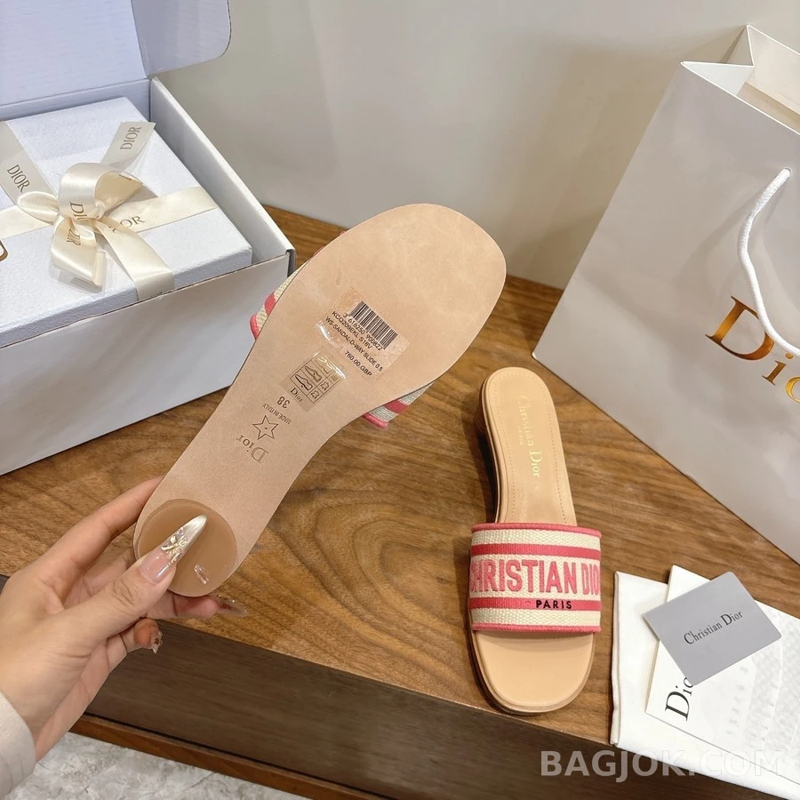 디올 디올 Dway 코튼 힐 샌들 상세 이미지