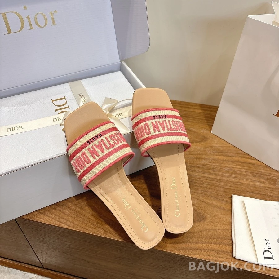 디올 디올 Dway 코튼 힐 샌들 상세 이미지