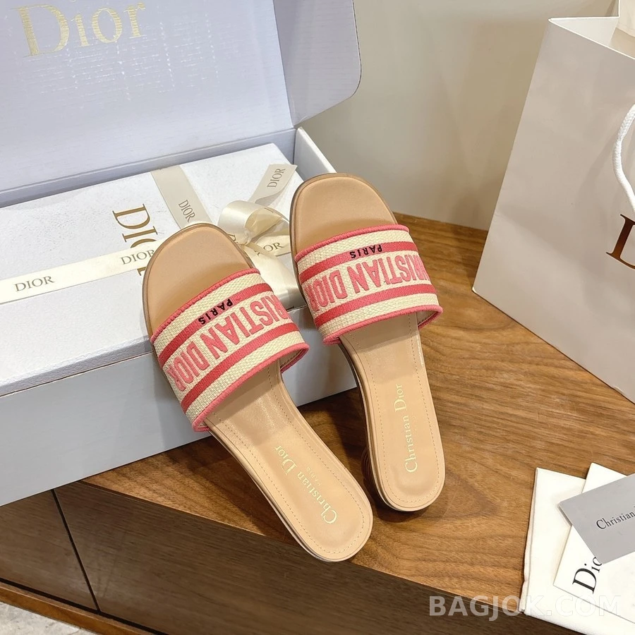 디올 디올 Dway 코튼 힐 샌들 상세 이미지