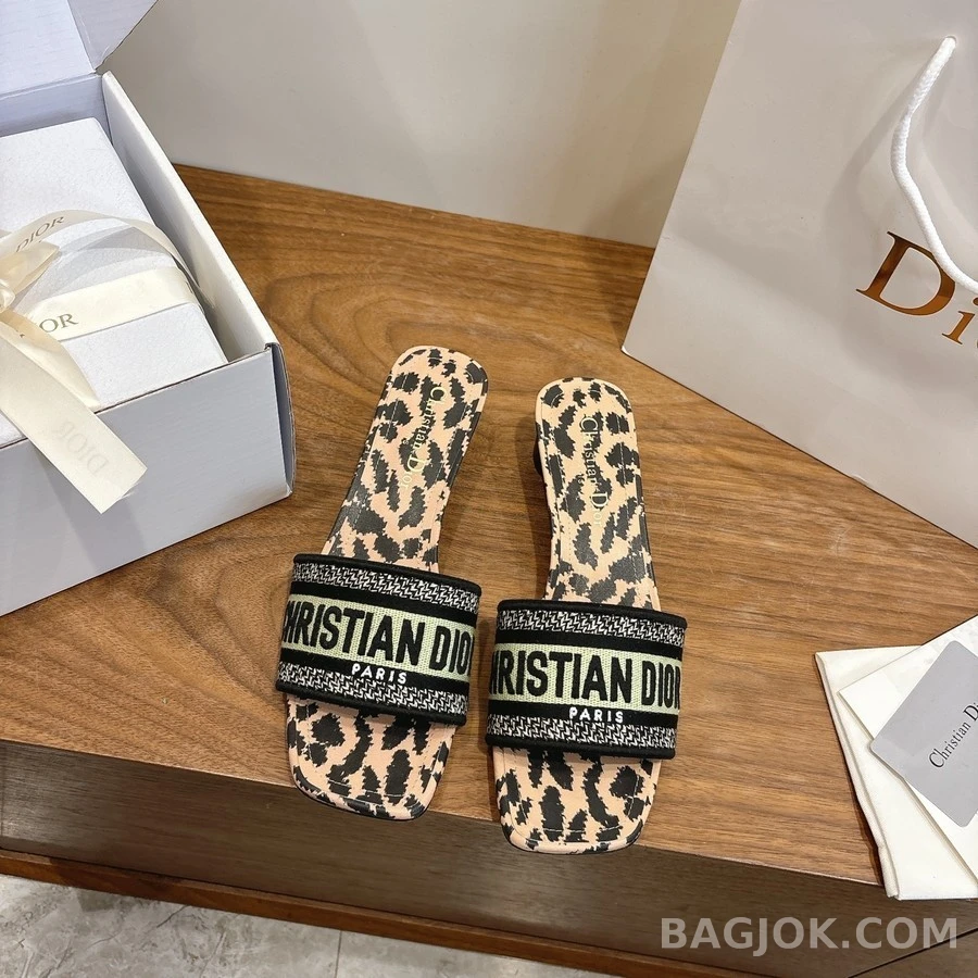 디올 디올 Dway 로고 힐 샌들 상세 이미지