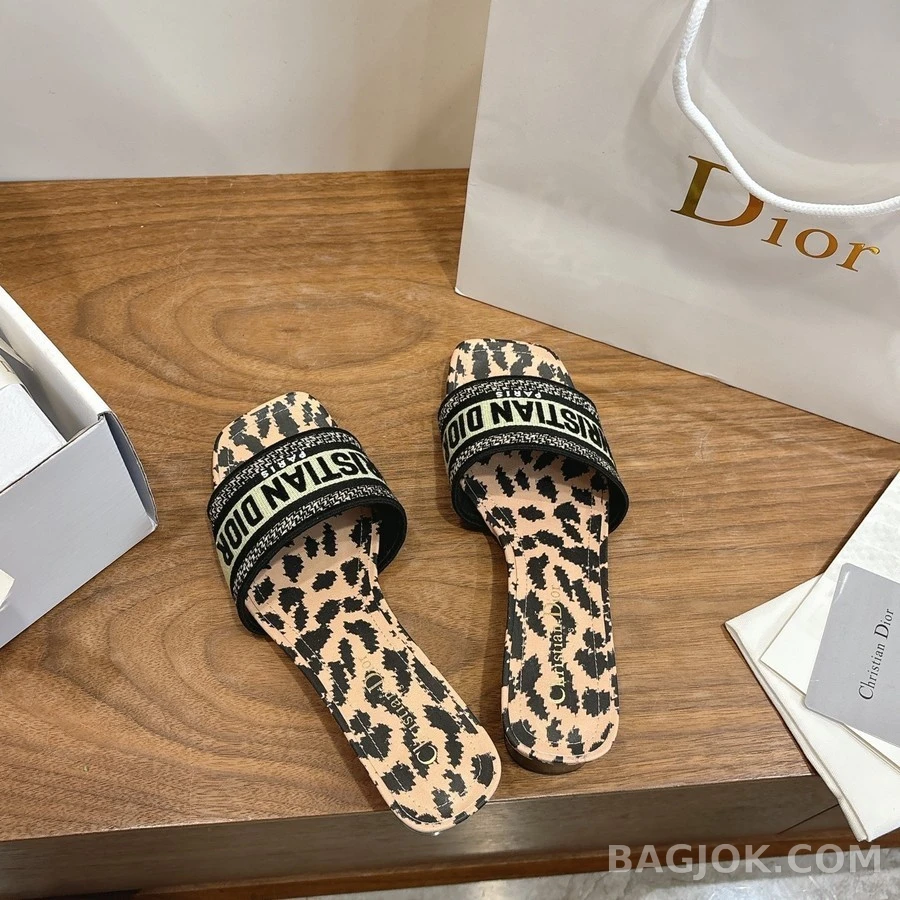 디올 디올 Dway 로고 힐 샌들 상세 이미지