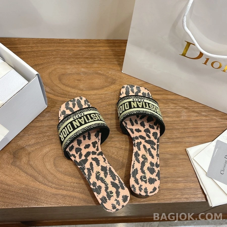 디올 디올 Dway 로고 힐 샌들 상세 이미지