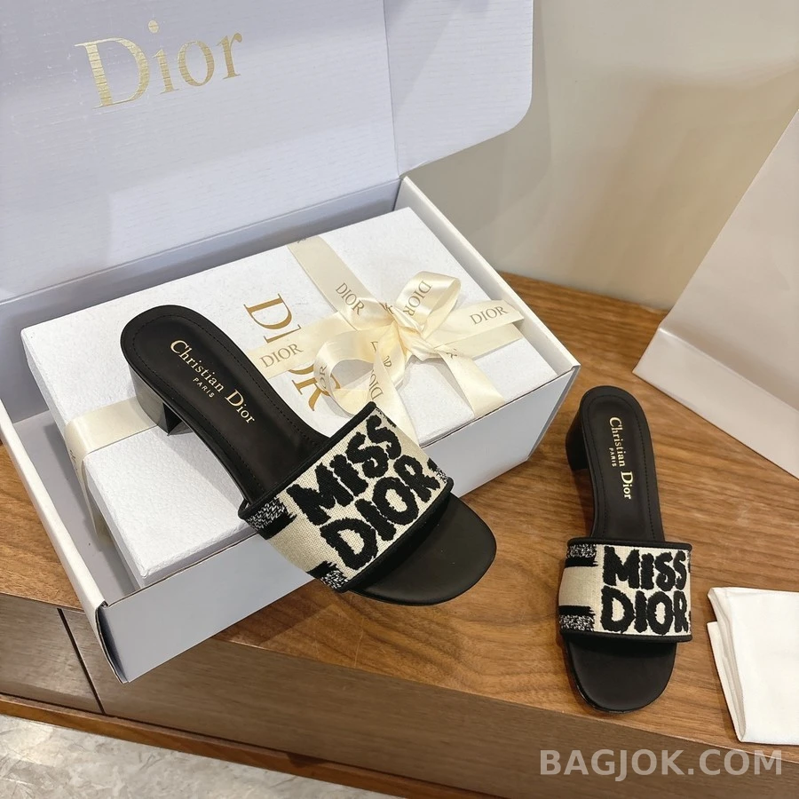 디올 디올 Dway 레터링 뮬 상세 이미지