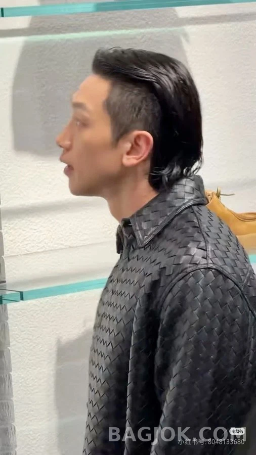 보테가베네타 보테가 베네타 위빙 가죽 셔츠 상세 이미지
