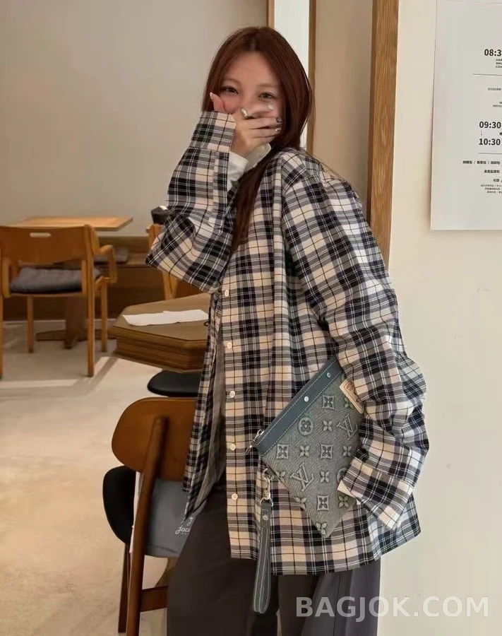 메종 마르지엘라 메종마르지엘라 그리드 체크 리버서블 셔츠 상세 이미지