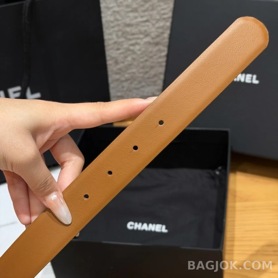 샤넬 샤넬 로고 펄 벨트 상세 이미지