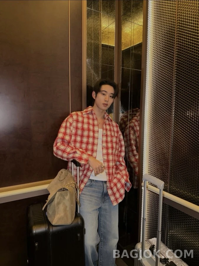 샤넬 샤넬 체크 셔츠 자켓 상세 이미지