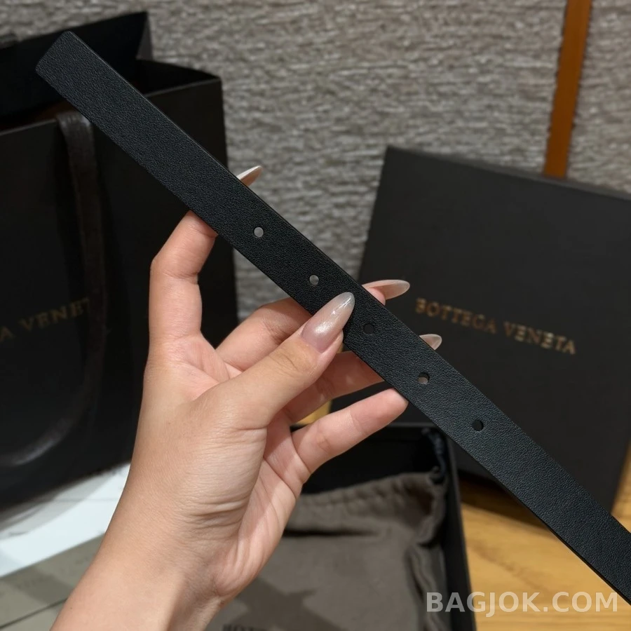보테가베네타 보테가 베네타 노트 매듭 레더 벨트 상세 이미지