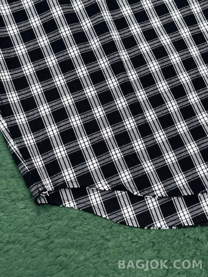 발렌시아가 발렌시아가 오버사이즈 깅엄 셔츠 상세 이미지