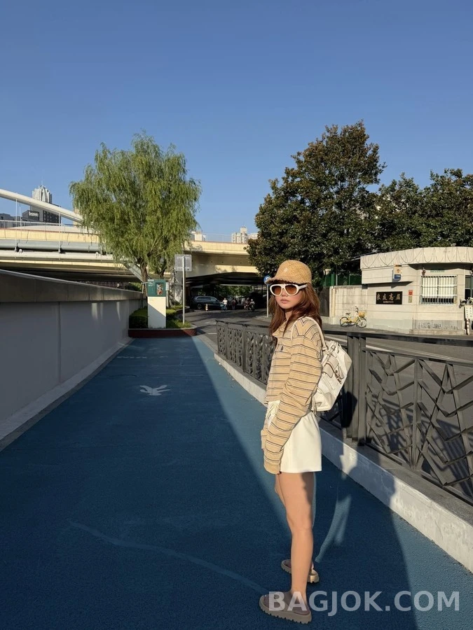폴로 랄프 로렌 폴로 랄프 로렌 스트라이프 크롭 폴로 긴팔 티셔츠 상세 이미지