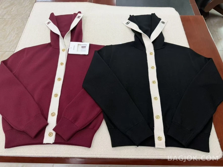 샤넬 샤넬 세일러 배색 가디건 상세 이미지