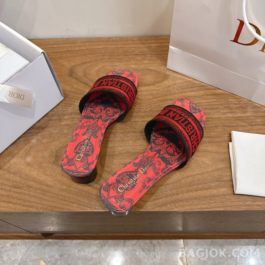 디올 디올 Dway 로고 힐 뮬 상세 이미지