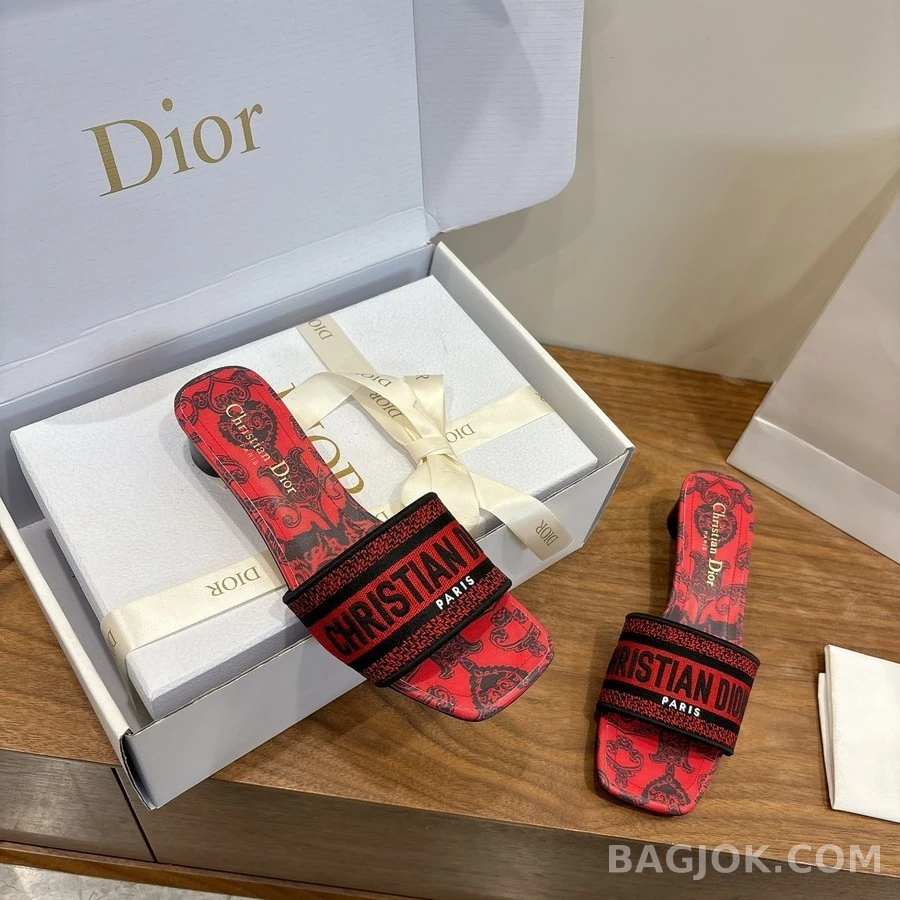 디올 디올 Dway 로고 힐 뮬 상세 이미지