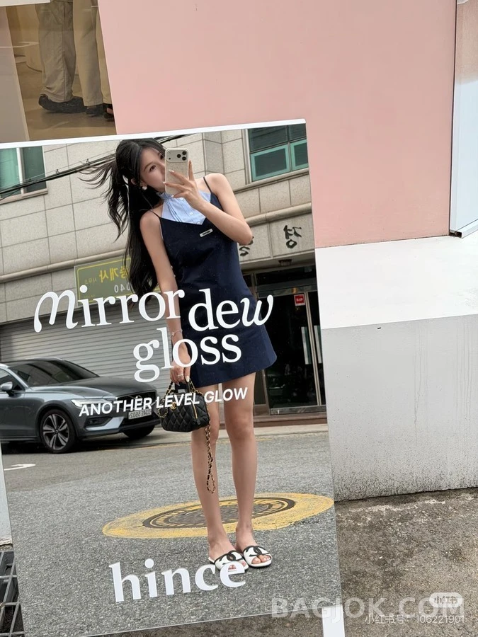 샤넬 샤넬 투톤 로고 슬라이드 샌들 상세 이미지