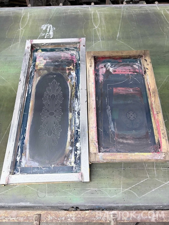 크롬하츠 크롬하츠 말발굽 스크롤 와플 긴팔 티셔츠 상세 이미지